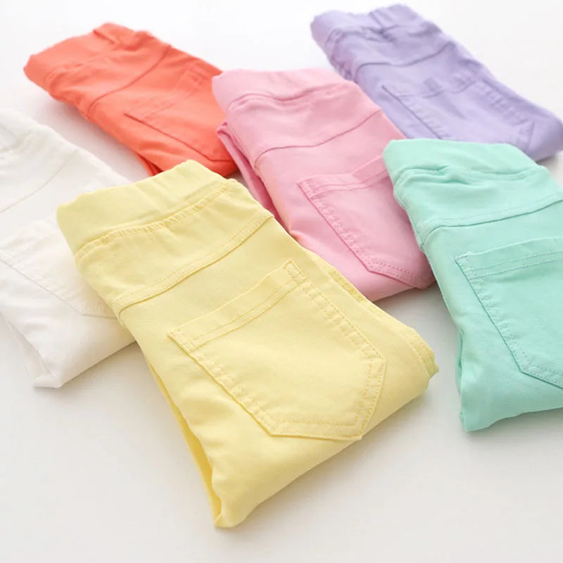 VibeWear™ — Pantalon Slim Candy Colors Fille