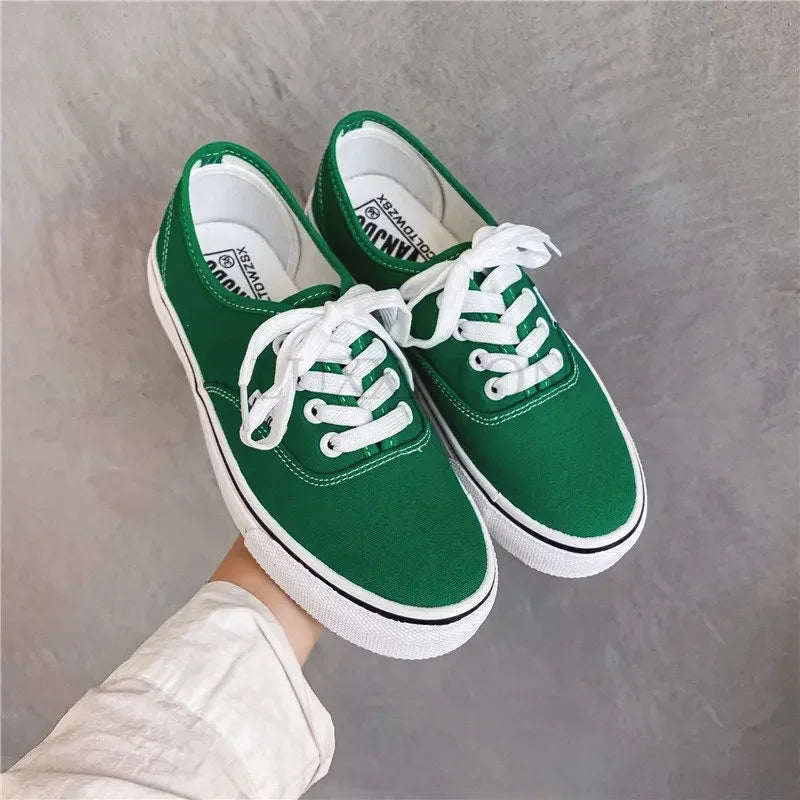 VibeWear™ Sneakers Femme Canvas Plates Streetwear — Slip-On Pointures 33-50