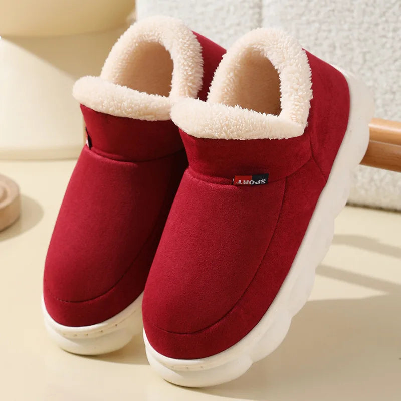 Chaussons Femme Hiver en Peluche
