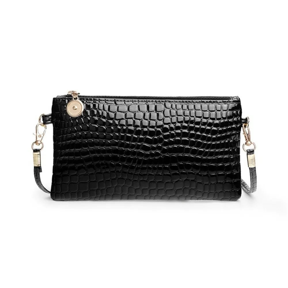 VibeWear™ Sac Baguette Femme PU — Bandoulière Fine Soirée & Cocktail