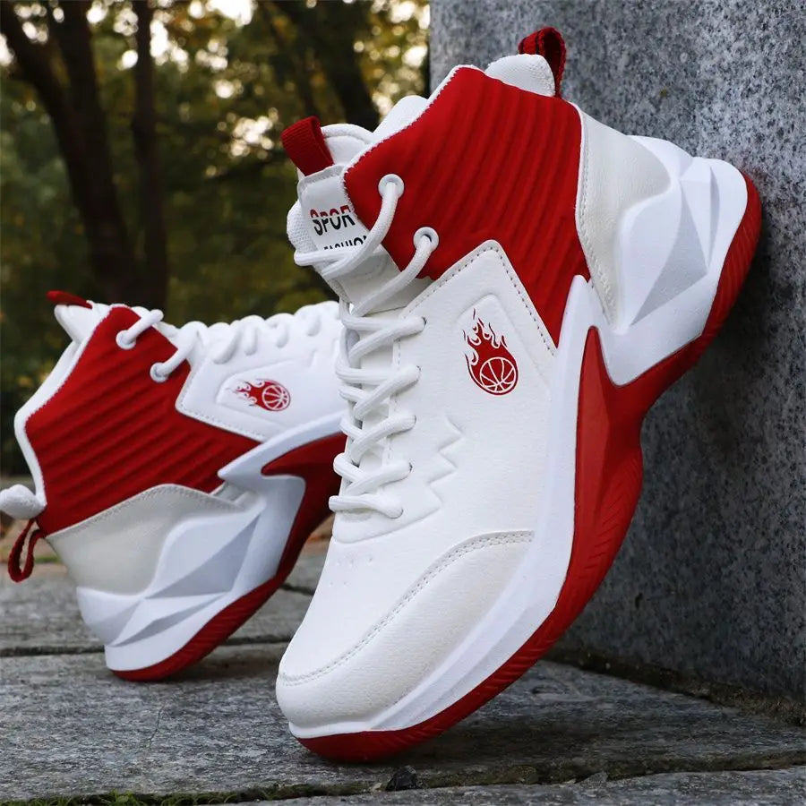 VibeWear™ Chaussures de Basket Montantes Homme — Respirantes Antidérapantes Pointures 38-49