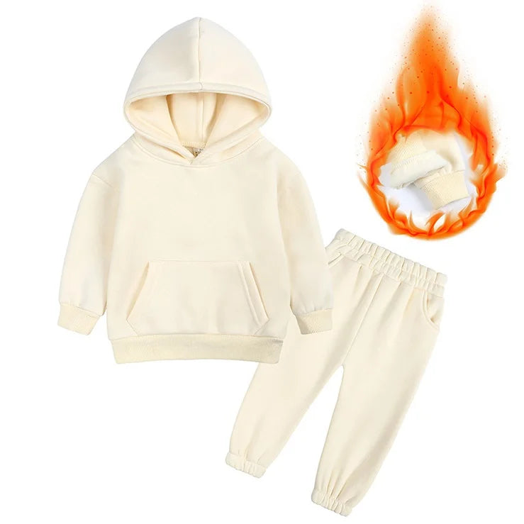 VibeWear™ Ensemble Enfant Hiver 2 Pièces Polaire — 18 Mois à 12 Ans