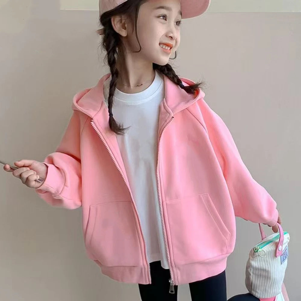 VibeWear™ — Hoodie Zippé Enfant