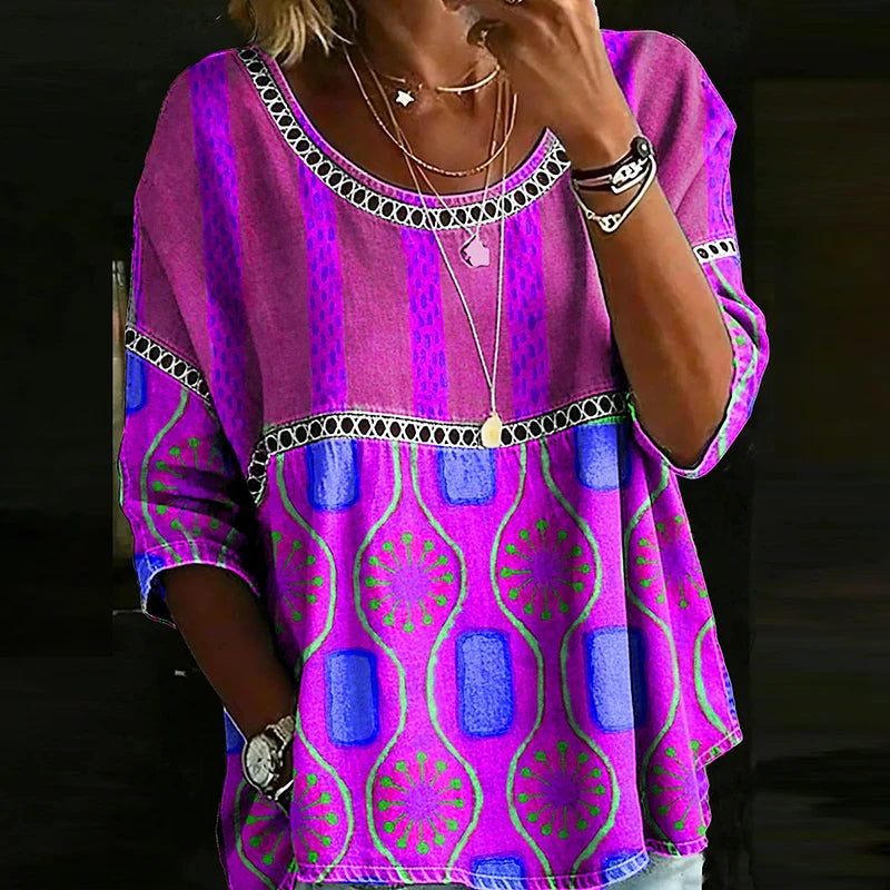 T-shirt Vintage Print Femme — VibeWear