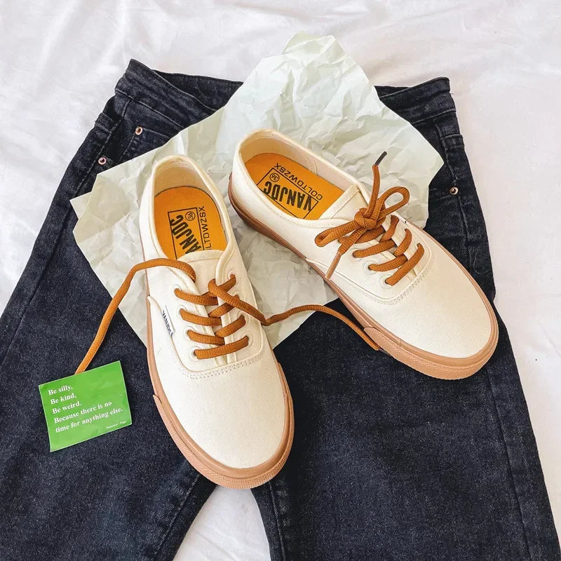 VibeWear™ Sneakers Femme Canvas Plates Streetwear — Slip-On Pointures 33-50