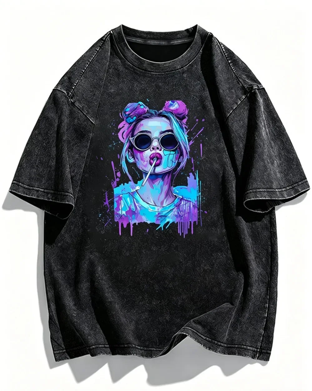 T-shirt Vintage Pop Art Unisex — VibeWear