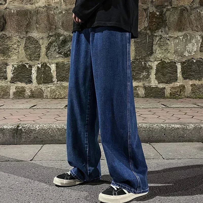 VibeWear™ Jean Homme Baggy Streetwear Style Coréen — 3 Coloris S-3XL