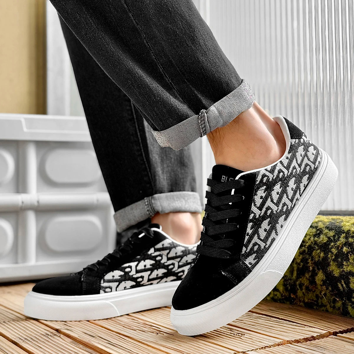 VibeWear™ Sneakers Homme Canvas Style Skate — Légères & Respirantes Pointures 35-48