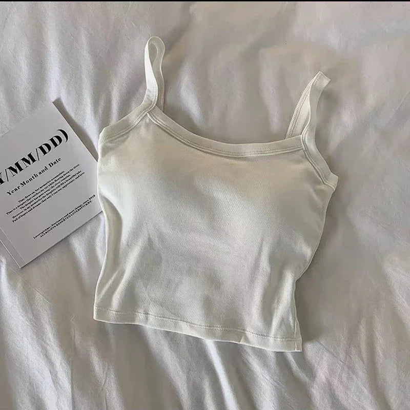 Caraco Crop Top Femme Stretch
