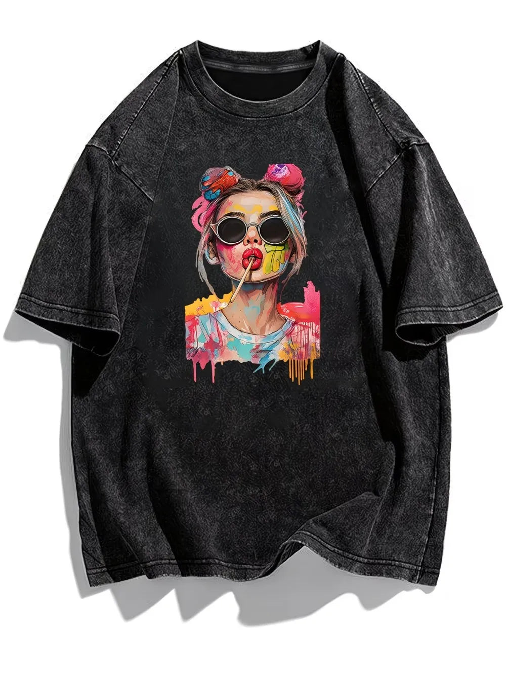 T-shirt Vintage Pop Art Unisex — VibeWear