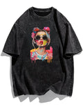 T-shirt Vintage Pop Art Unisex — VibeWear