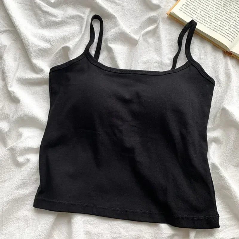 Crop Top Caraco Femme Sans Manches