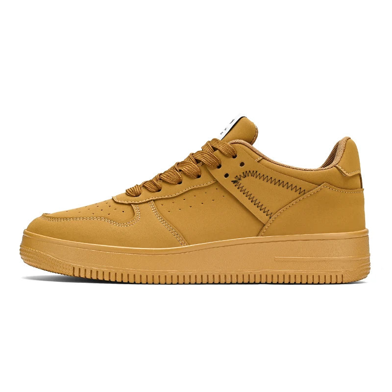 VibeWear™ Sneakers Basses Blanches Style Skate — Unisexe Pointures 39-44