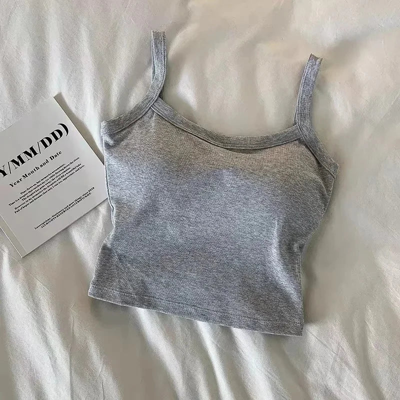 Caraco Crop Top Femme Stretch