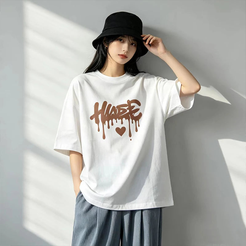 T-shirt Graffiti Femme Oversize — VibeWear