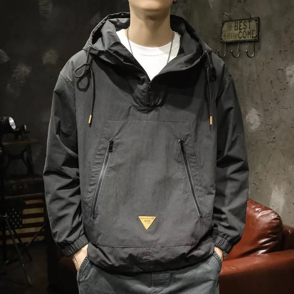 VibeWear™ — Hoodie Militaire Oversize Homme