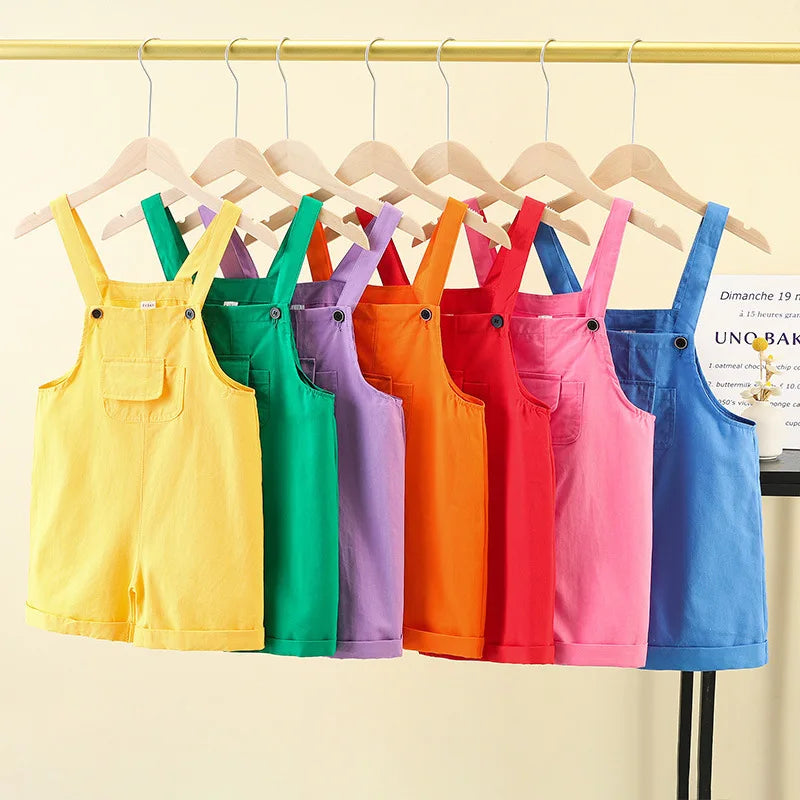VibeWear™ — Short Bretelles Candy Enfant