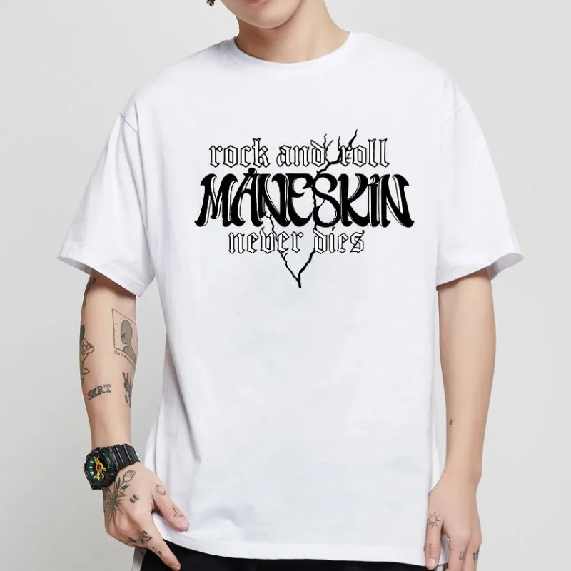 T-shirt Maneskin Streetwear — VibeWear