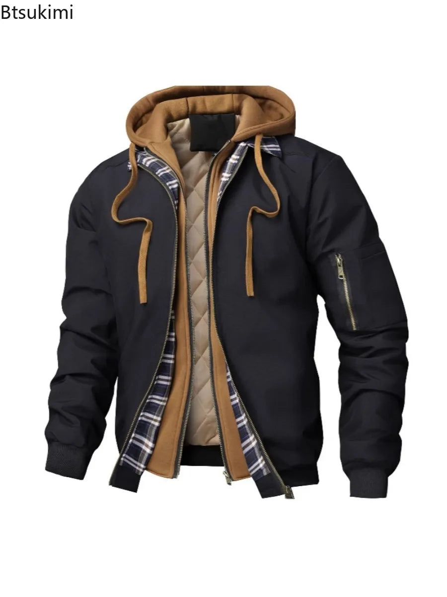 VibeWear™ — Veste Bomber Homme Hiver