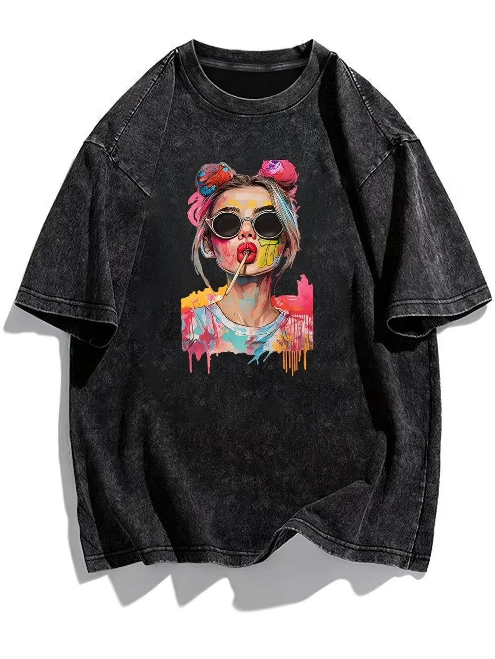 T-shirt Vintage Pop Art Unisex — VibeWear