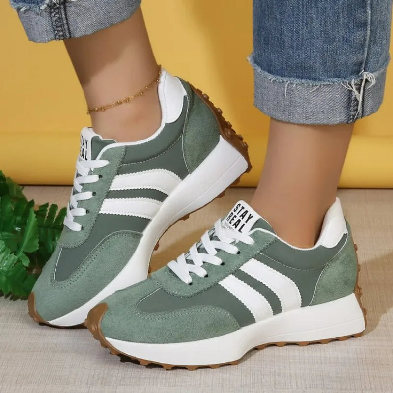 Sneakers Femme Chunky à Talon Caché