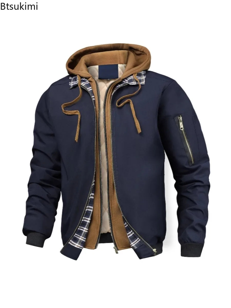 VibeWear™ — Veste Bomber Homme Hiver