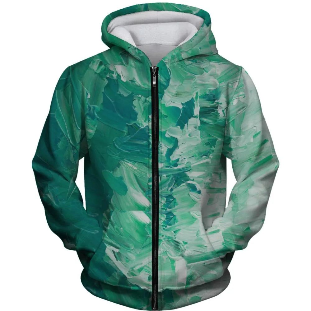 VibeWear™ — Hoodie Art Abstrait Unisex