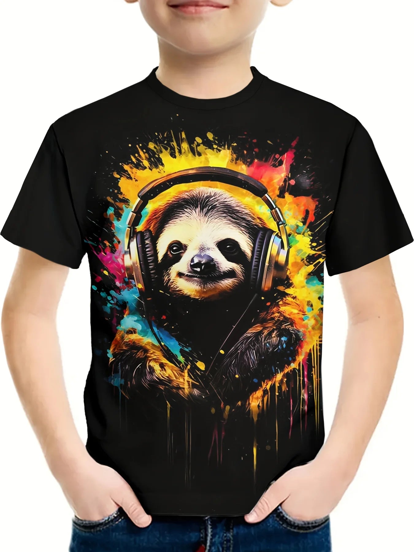 Children's Clothing Clothes For Boy Short Sleeve Boy Child Tee Shirt Kids Clothes 3D Print Fashion O-Neck Girls Summer Clothes