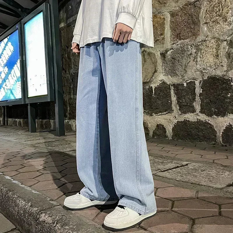 VibeWear™ Jean Homme Baggy Streetwear Style Coréen — 3 Coloris S-3XL