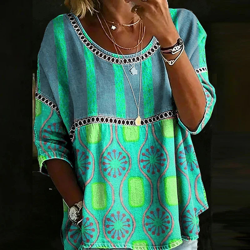VibeWear™ T-shirt Vintage Print Femme — vue produit