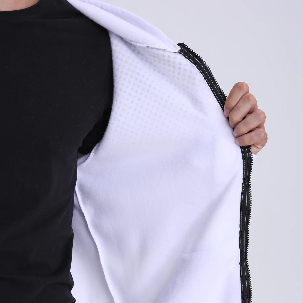 VibeWear™ — Hoodie Zippé Pois Homme