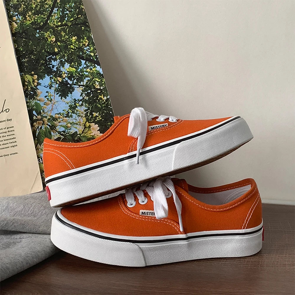 VibeWear™ Sneakers Femme Canvas Montantes Street — Imperméables Pointures 34-43