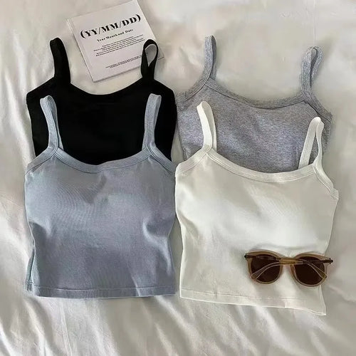 Caraco Crop Top Femme Stretch