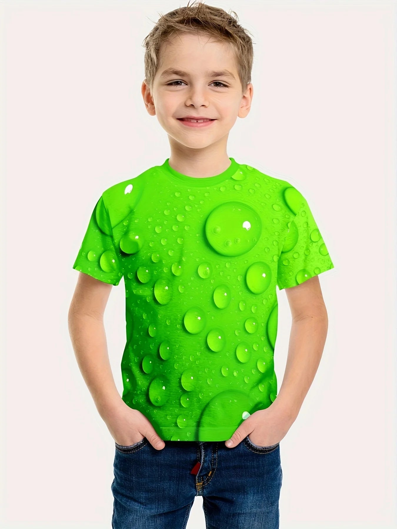 Children's Clothing Clothes For Boy Short Sleeve Boy Child Tee Shirt Kids Clothes 3D Print Fashion O-Neck Girls Summer Clothes