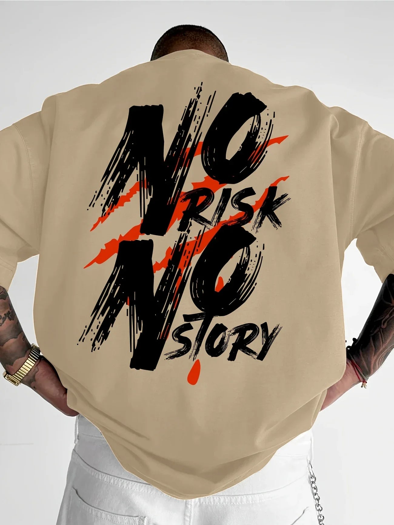 VibeWear™ — T-shirt Streetwear Bold Letters Homme