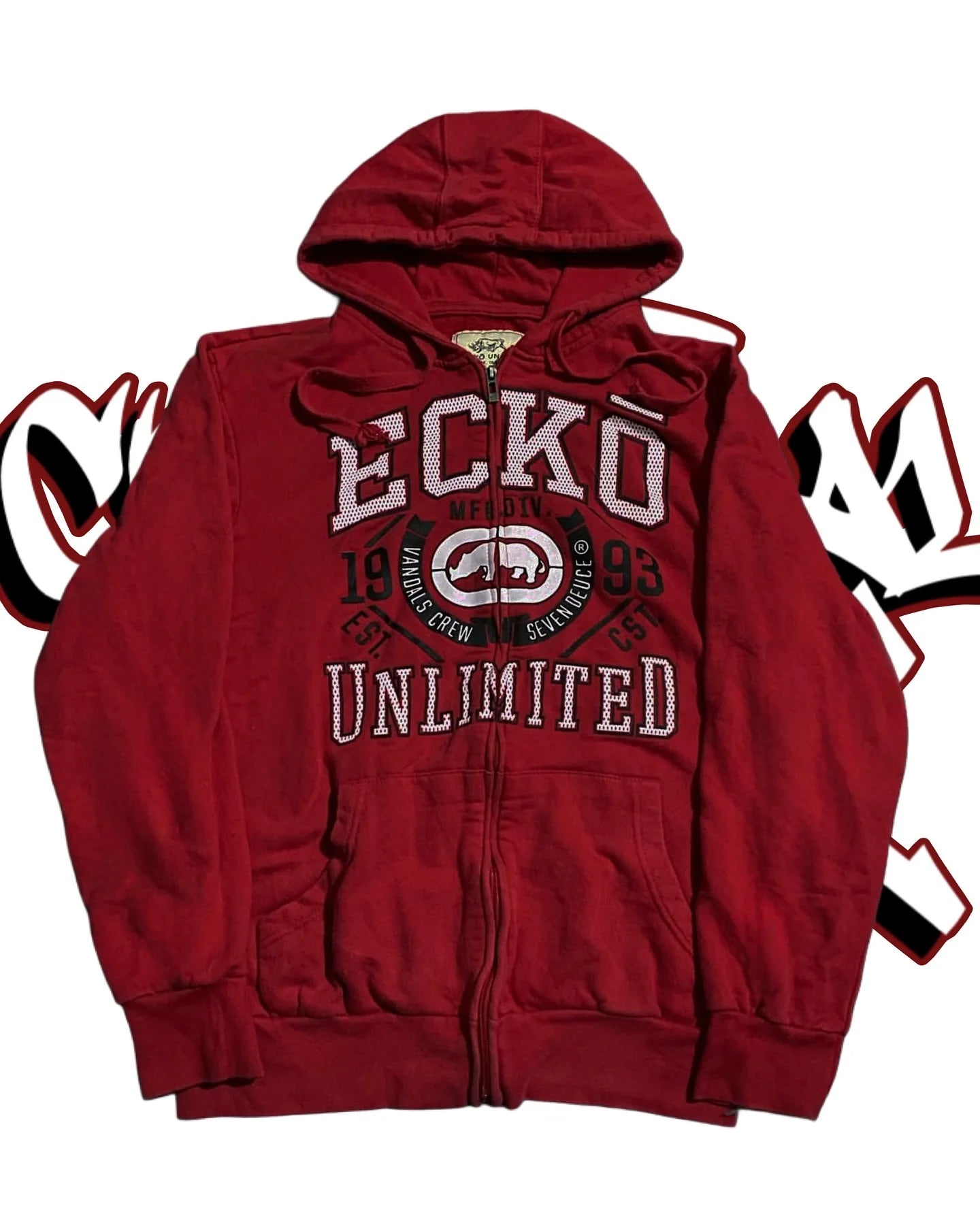 VibeWear™ — Hoodie Tap Out Skull Y2K Unisex