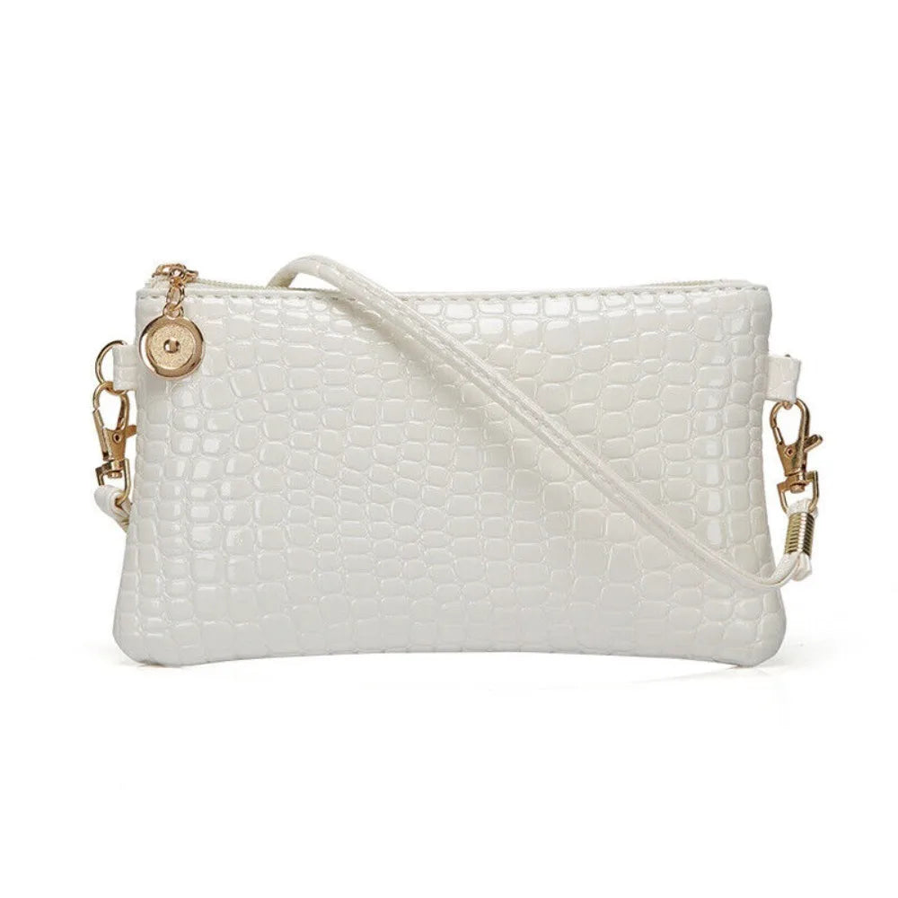 VibeWear™ Sac Baguette Femme PU — Bandoulière Fine Soirée & Cocktail