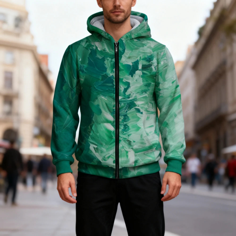VibeWear™ — Hoodie Art Abstrait Unisex