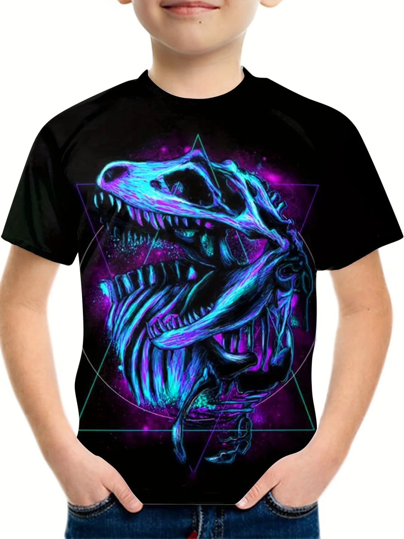 Children's Clothing Clothes For Boy Short Sleeve Boy Child Tee Shirt Kids Clothes 3D Print Fashion O-Neck Girls Summer Clothes