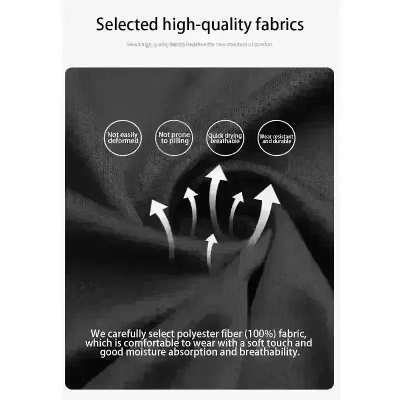 VibeWear™ Short Streetwear Noir Graffiti Lettres Blanc — Séchage Rapide Unisexe