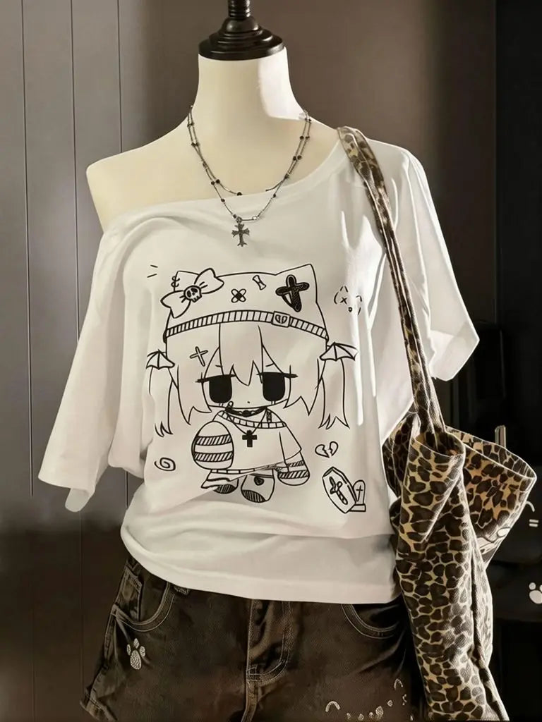 T-shirt Anime Harajuku Femme — VibeWear