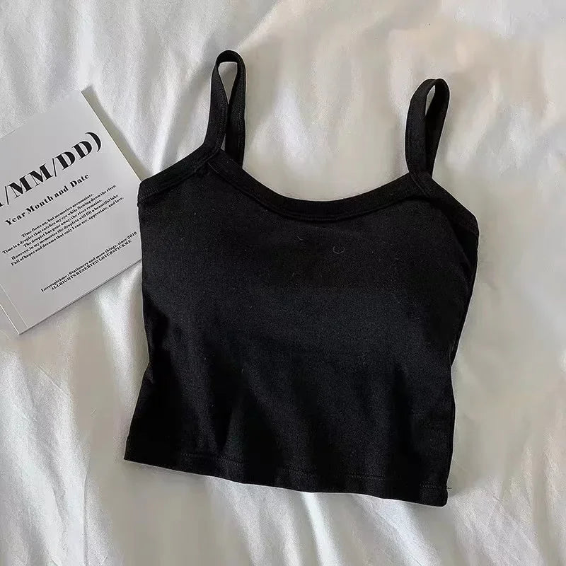 Caraco Crop Top Femme Stretch