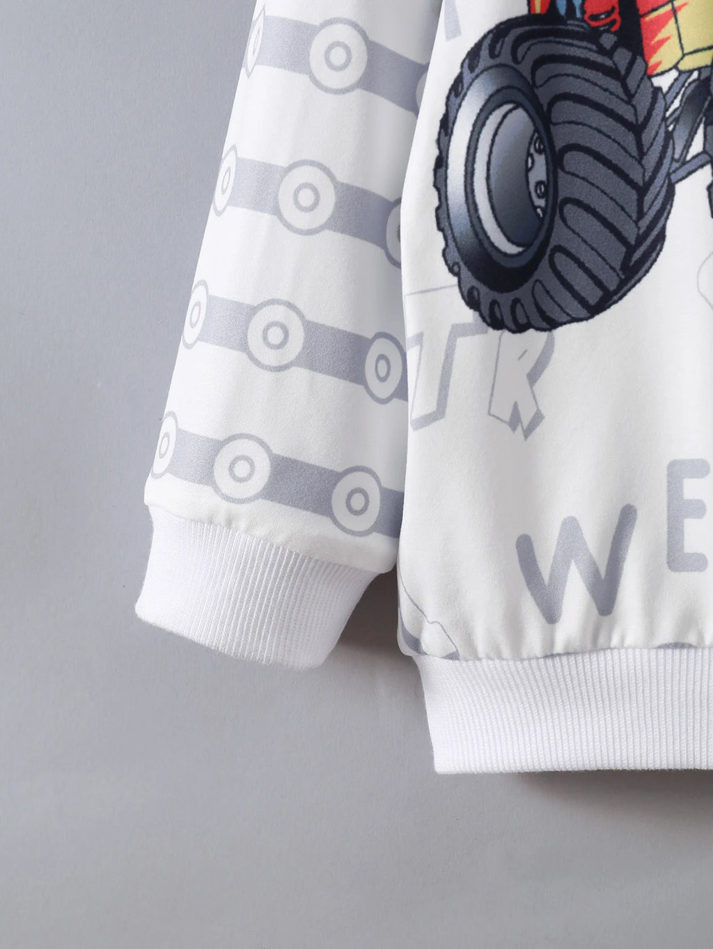 Sweatshirt Enfant Imprimé Voiture — VibeWear