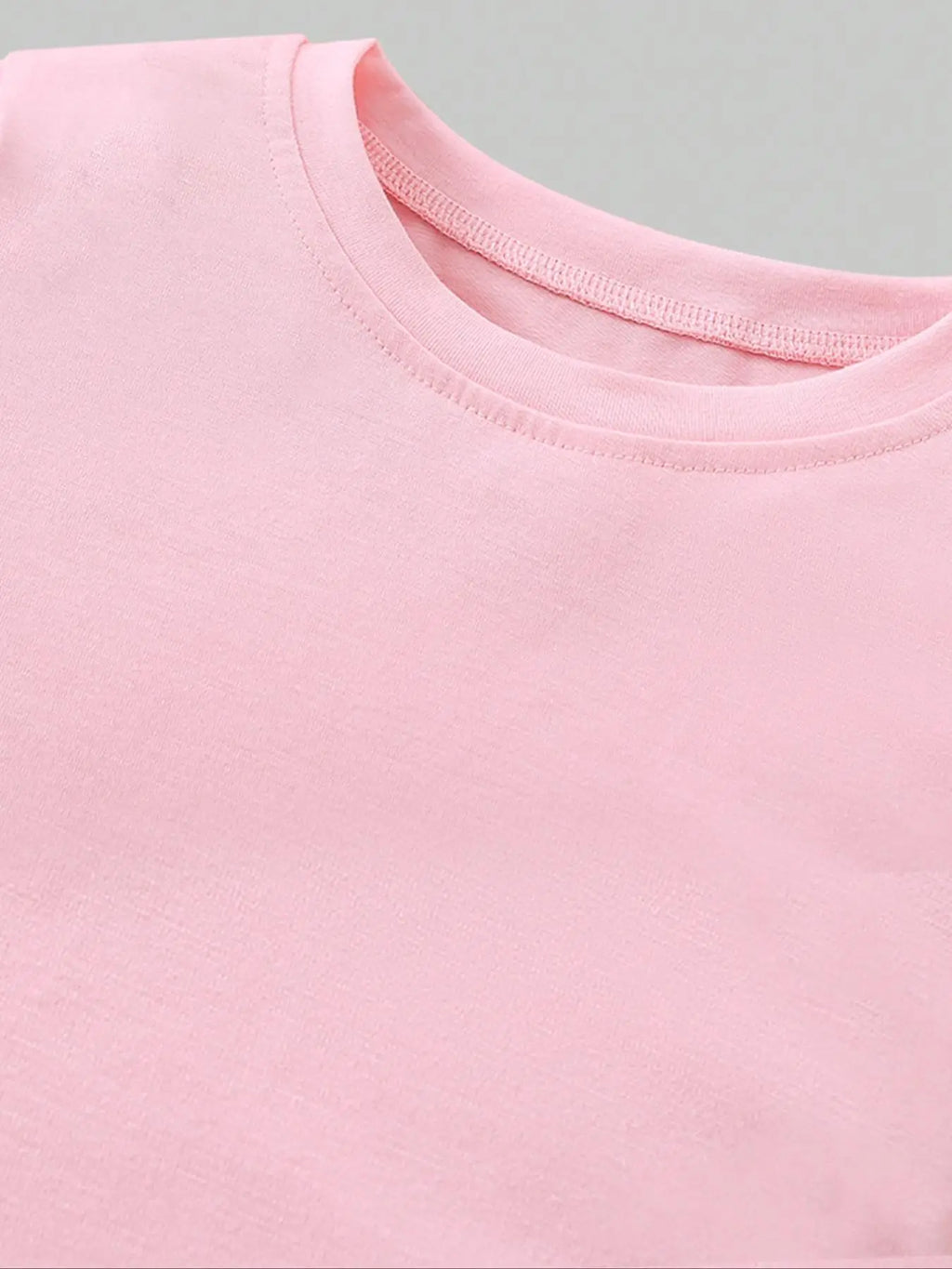 VibeWear™ Ensemble Fille 2 Pièces Rose & Noir — Style Cute 4-12 Ans
