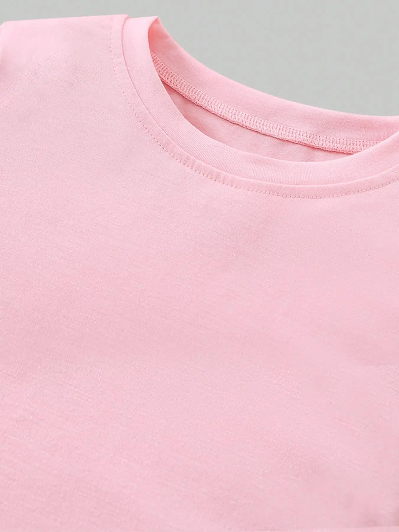 VibeWear™ Ensemble Fille 2 Pièces Rose & Noir — Style Cute 4-12 Ans