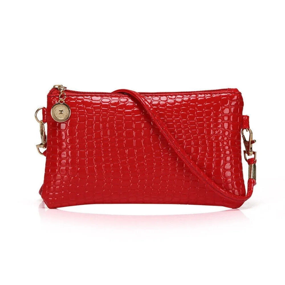 VibeWear™ Sac Baguette Femme PU — Bandoulière Fine Soirée & Cocktail