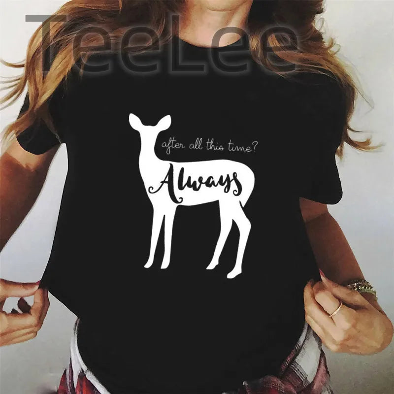 T-shirt Always — Deer Graphic — VibeWear