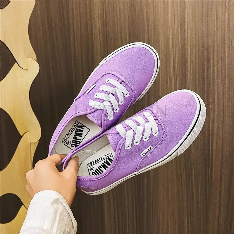 VibeWear™ Sneakers Femme Canvas Plates Streetwear — Slip-On Pointures 33-50