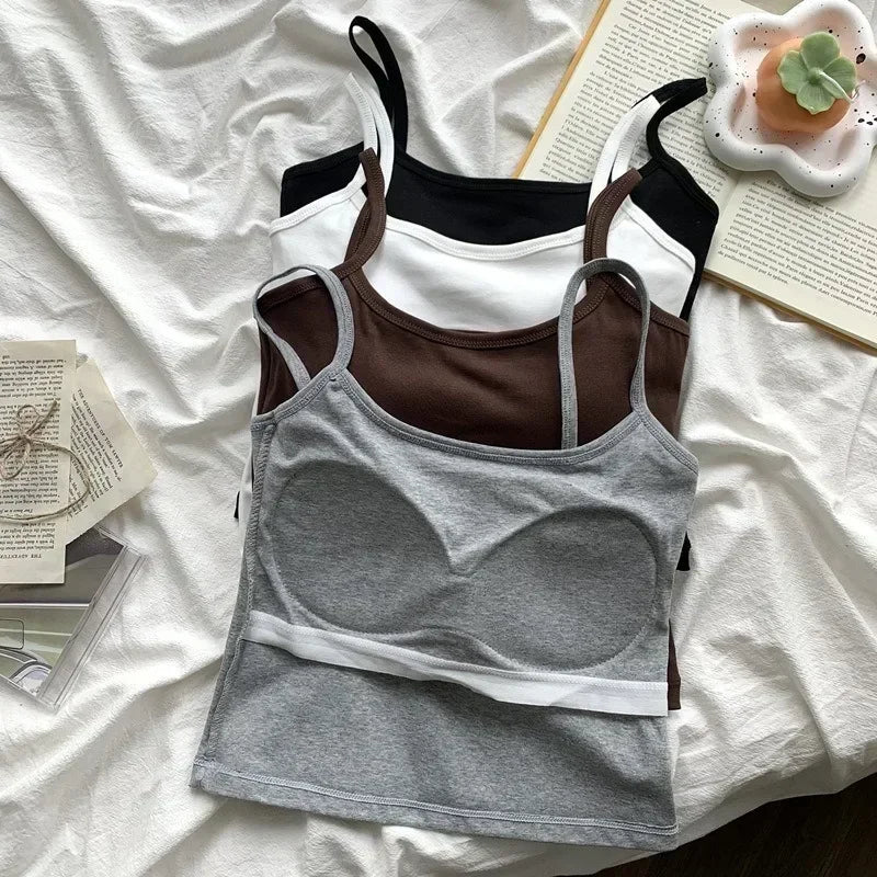 VibeWear™ Crop Top Caraco Femme Sans Manches — Basique & Tendance