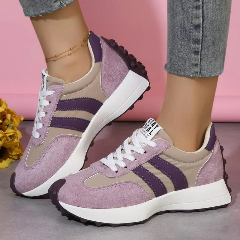 Sneakers Femme Chunky à Talon Caché